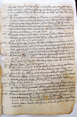 Apeo de la tierra del Convento de San Agustín de Ágreda en Matalebreras (Soria)